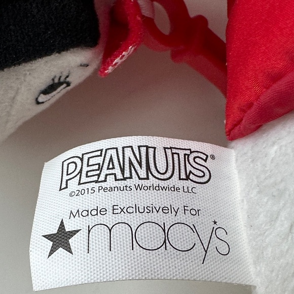 Macy's 2015 Holiday Snoopy Plush with puffer vest - Picture 7 of 10